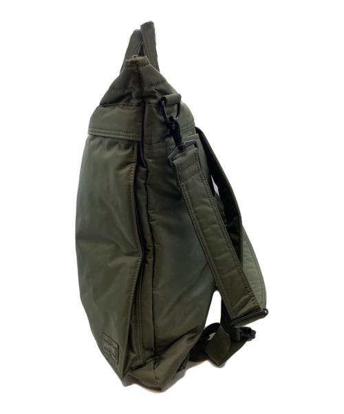 HEAD PORTER（ヘッドポーター）HEAD PORTER (ヘッドポーター) 3WAYヘルメットバッグ グリーンの古着・服飾アイテム