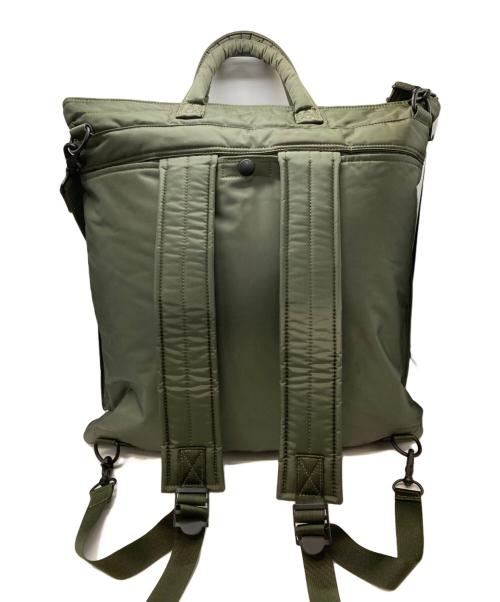 HEAD PORTER（ヘッドポーター）HEAD PORTER (ヘッドポーター) 3WAYヘルメットバッグ グリーンの古着・服飾アイテム