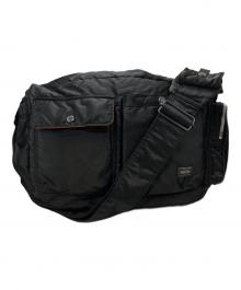 HEAD PORTER（ヘッドポーター）の古着「TANKER 9ショルダーバッグ」｜ブラック