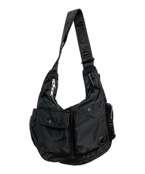 HEAD PORTER（ヘッドポーター）HEAD PORTER (ヘッドポーター) TANKER 9ショルダーバッグ ブラックの古着・服飾アイテム