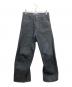 NVRFRGT（ネヴァーフォーゲット）の古着「CONZ別注 COATING 3D TWISTED WIDE LEG JEANS」｜インディゴ