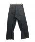 NVRFRGT (ネヴァーフォーゲット) CONZ別注 COATING 3D TWISTED WIDE LEG JEANS インディゴ サイズ: 1 (実寸 W78cm L79cm)：35000円