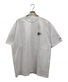 New Era（ニューエラ）の古着「ユーティリティー オーバーサイズド Tシャツ ボックスロゴ」｜ホワイト