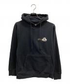 stussy×MTV SLICK RICKステューシー）の古着「プルオーバーパーカー」｜ブラック