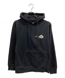 stussy×MTV SLICK RICK（ステューシー）の古着「プルオーバーパーカー」｜ブラック