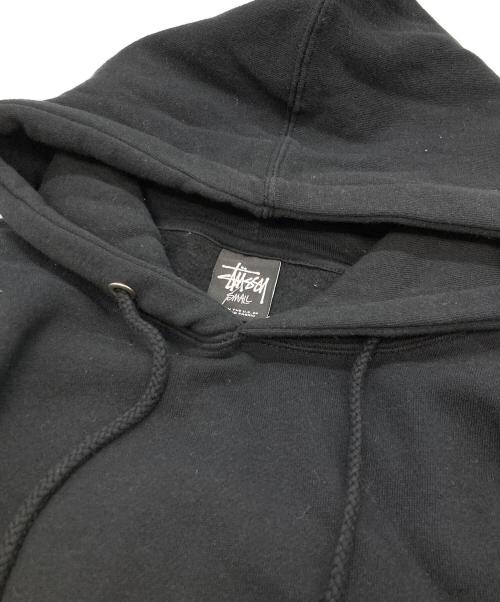 stussy（ステューシー）stussy (ステューシー) MTV SLICK RICK プルオーバーパーカー ブラック サイズ:Sの古着・服飾アイテム