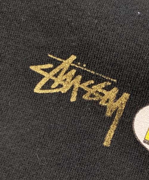 stussy（ステューシー）stussy (ステューシー) MTV SLICK RICK プルオーバーパーカー ブラック サイズ:Sの古着・服飾アイテム