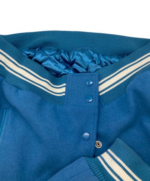 stussy（ステューシー）stussy (ステューシー) Versity Jacket Competition ブルー サイズ:Mの古着・服飾アイテム