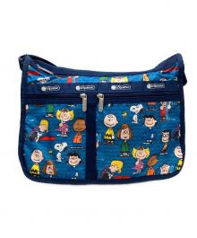 LeSportsac（レスポートサック）の古着「ポーチ付ショルダーバッグ」｜ブルー