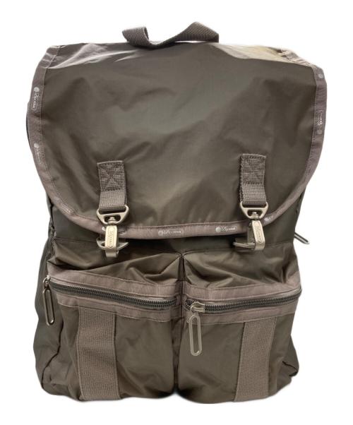 LeSportsac（レスポートサック）LeSportsac (レスポートサック) MODERN FLAP BACKPACK グレーの古着・服飾アイテム