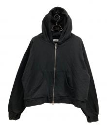 SINSS（シンス）の古着「Double zip hoodie」｜ブラック