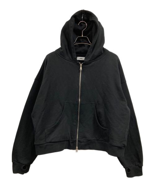 SINSS（シンス）SINSS (シンス) Double zip hoodie ブラック サイズ:Mの古着・服飾アイテム
