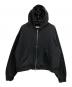 SINSS（シンス）の古着「Double zip hoodie」｜ブラック