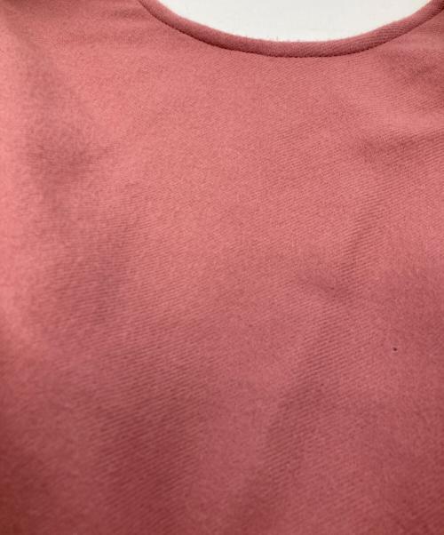 BURBERRY LONDON（バーバリーロンドン）BURBERRY LONDON (バーバリーロンドン) ウールリバーシブルポンチョ ピンク サイズ:140×140CMの古着・服飾アイテム