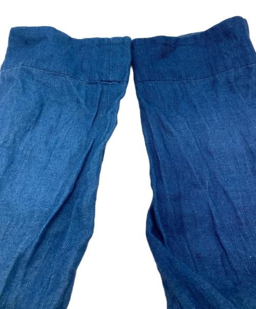 Leh（レー）LEH (レー) リネンコート インディゴ サイズ:Mの古着・服飾アイテム