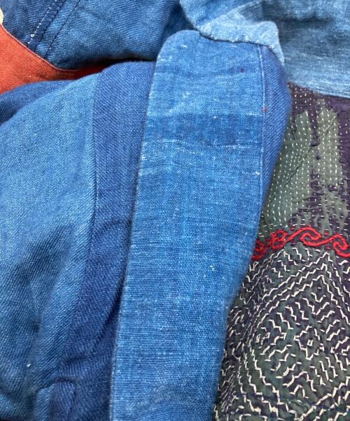 Leh（レー）LEH (レー) リネンコート インディゴ サイズ:Mの古着・服飾アイテム