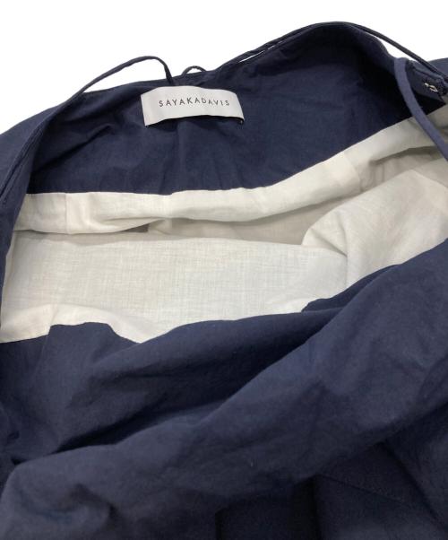 SAYAKA DAVIS（サヤカ デイヴィス）SAYAKA DAVIS (サヤカ デイヴィス) STRAP DRESS ワンピース ネイビー サイズ:4の古着・服飾アイテム