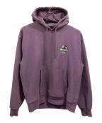 stussyステューシー）の古着「8 BALL CORP. HOODIE」｜パープル