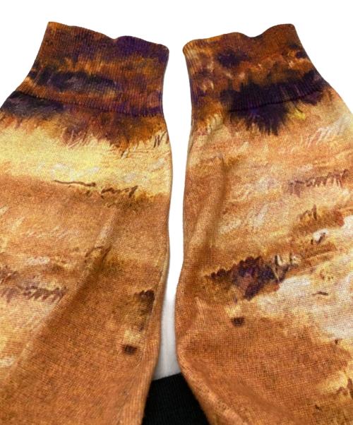 AMIRI（アミリ）AMIRI (アミリ) GRAPHIC PRINT CREW NECK HOODIE ホワイト×ブルー サイズ:XLの古着・服飾アイテム