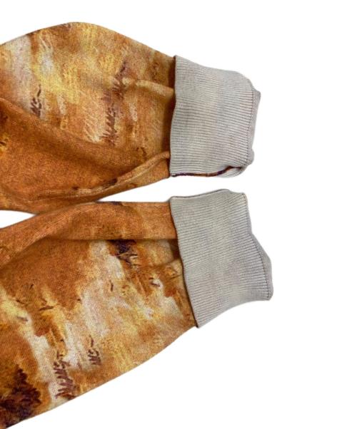 AMIRI（アミリ）AMIRI (アミリ) GRAPHIC PRINT CREW NECK HOODIE ホワイト×ブルー サイズ:XLの古着・服飾アイテム