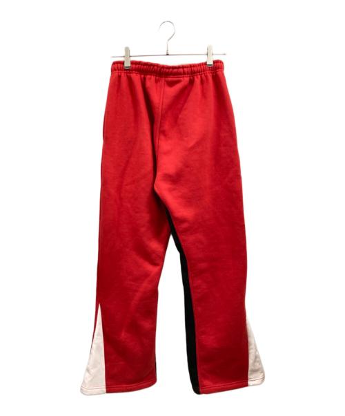 FLR914（フロアー・ナインハンドレッドフォーティーン）FLR914 (フロアー・ナインハンドレッドフォーティーン) FIRE RED ALL STAR PANT レッド サイズ:Lの古着・服飾アイテム