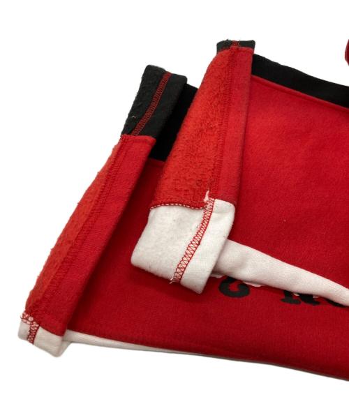 FLR914（フロアー・ナインハンドレッドフォーティーン）FLR914 (フロアー・ナインハンドレッドフォーティーン) FIRE RED ALL STAR PANT レッド サイズ:Lの古着・服飾アイテム