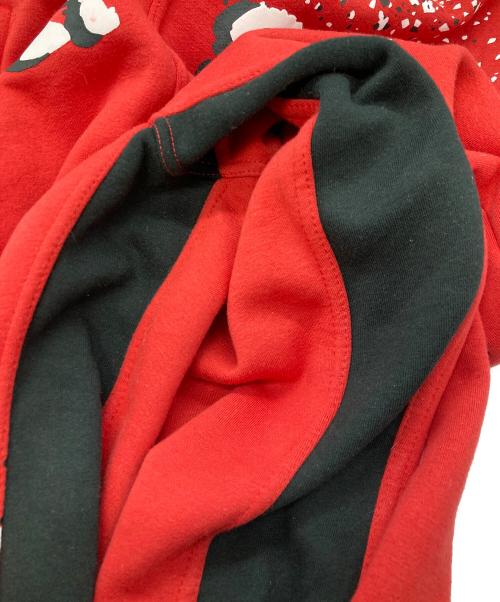 FLR914（フロアー・ナインハンドレッドフォーティーン）FLR914 (フロアー・ナインハンドレッドフォーティーン) FIRE RED ALL STAR PANT レッド サイズ:Lの古着・服飾アイテム