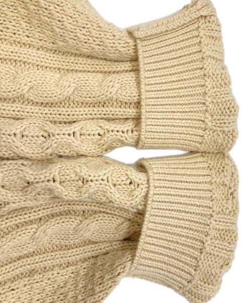NIKE（ナイキ）NIKE (ナイキ) AS M NL CABLE KNIT SWEATER LS RATTAN ベージュ サイズ:XXLの古着・服飾アイテム
