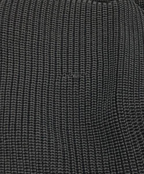 RAF SIMONS（ラフシモンズ）RAF SIMONS (ラフシモンズ) R刺繍ドロップショルダークロップドニット ブラック サイズ:XSの古着・服飾アイテム