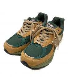 NEW BALANCE（ニューバランス）の古着「New Balance M990WG3 WHITE」｜ブラウン×グリーン