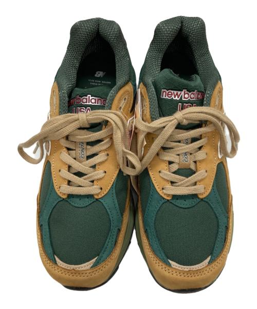 NEW BALANCE（ニューバランス）NEW BALANCE (ニューバランス) New Balance M990WG3 WHITE ブラウン×グリーン サイズ:26.5cm 未使用品の古着・服飾アイテム