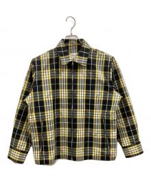 beautiful people（ビューティフルピープル）の古着「チェック柄ジャケット」｜イエロー