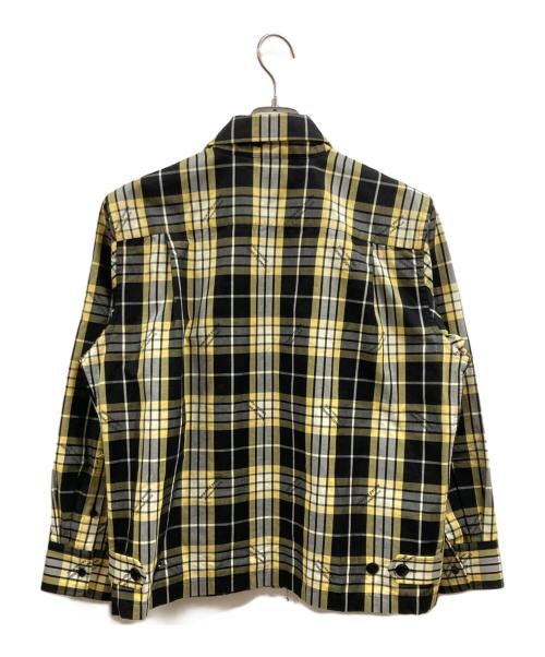 beautiful people（ビューティフルピープル）beautiful people (ビューティフルピープル) チェック柄ジャケット イエロー サイズ:Sの古着・服飾アイテム