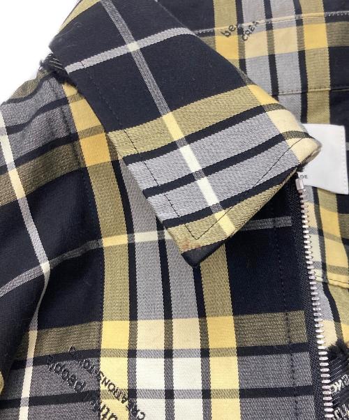 beautiful people（ビューティフルピープル）beautiful people (ビューティフルピープル) チェック柄ジャケット イエロー サイズ:Sの古着・服飾アイテム