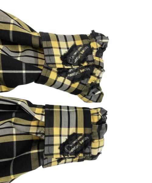 beautiful people（ビューティフルピープル）beautiful people (ビューティフルピープル) チェック柄ジャケット イエロー サイズ:Sの古着・服飾アイテム