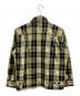 beautiful people (ビューティフルピープル) チェック柄ジャケット イエロー サイズ:S：6000円