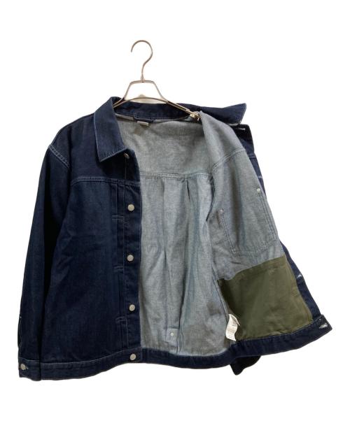 JOURNAL STANDARD relume（ジャーナルスタンダード レリューム）JOURNAL STANDARD relume (ジャーナルスタンダード レリューム) AMERICAN デニムトラッカージャケット by COTTON USA インディゴ サイズ:Mの古着・服飾アイテム