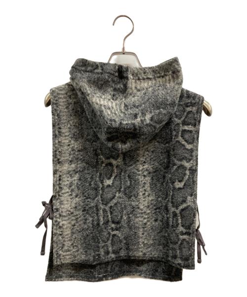 Engineered Garments（エンジニアドガーメンツ）Engineered Garments (エンジニアドガーメンツ) Snake Print Knit グレー サイズ:Freeの古着・服飾アイテム