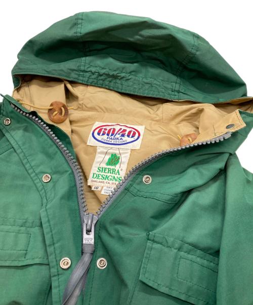 SIERRA DESIGNS（シエラデザインズ）SIERRA DESIGNS (シエラデザインズ) 60/40 PARKA グリーン サイズ:10の古着・服飾アイテム