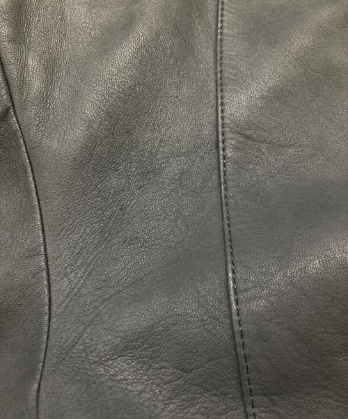 STUDIOUS（ステュディオス）STUDIOUS (ステュディオス) レザージャケット ネイビー サイズ:Lの古着・服飾アイテム