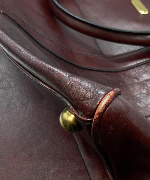 Gold Pfeil（ゴールドファイル）GOLD PFEIL (ゴールドファイル) ボストンバッグ ブラウンの古着・服飾アイテム