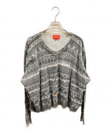 Vivienne Westwood RED LABEL（ヴィヴィアンウエストウッドレッドレーベル）の古着「ニットカーディガン」｜ブラック