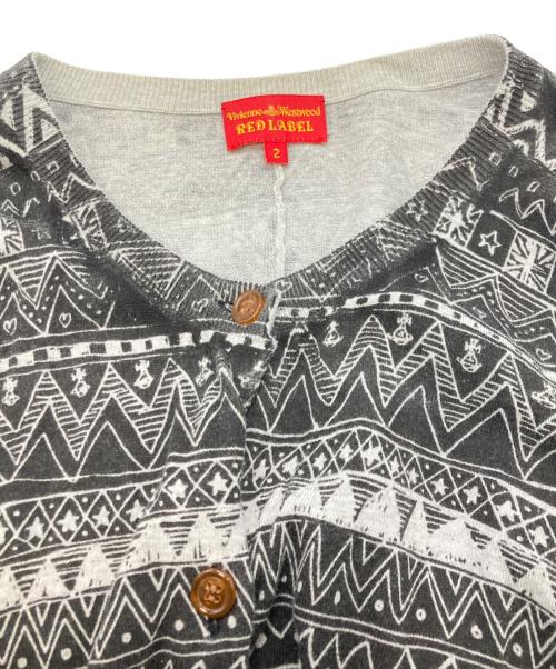 Vivienne Westwood RED LABEL（ヴィヴィアンウエストウッドレッドレーベル）Vivienne Westwood RED LABEL (ヴィヴィアンウエストウッドレッドレーベル) ニットカーディガン ブラック サイズ:2の古着・服飾アイテム