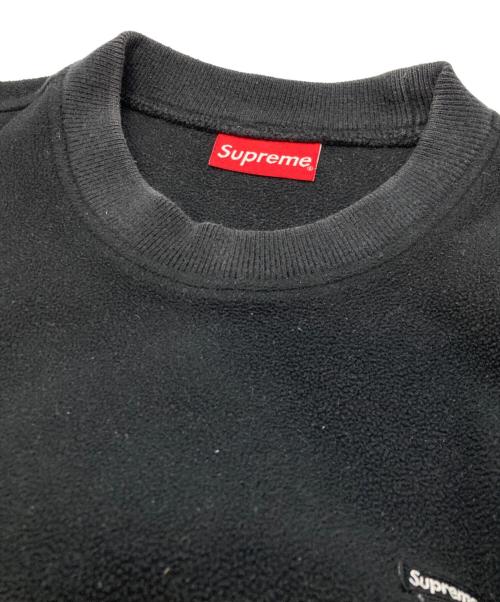 SUPREME（シュプリーム）Supreme (シュプリーム) Polartec Small Box Crewneck ブラック サイズ:Mの古着・服飾アイテム