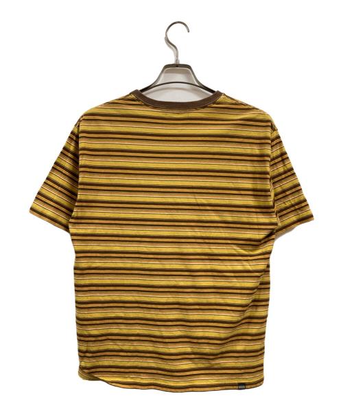 Hysteric Glamour（ヒステリックグラマー）Hysteric Glamour (ヒステリックグラマー) ポケットカットソー イエロー×ブラウン サイズ:Ｍの古着・服飾アイテム