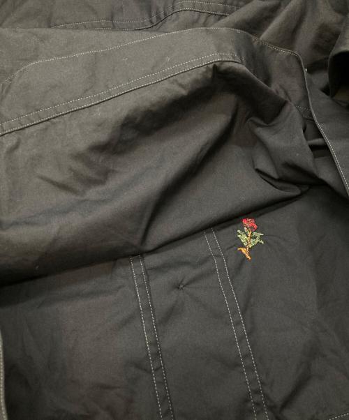 CABAN（キャバン）CABaN (キャバン) コットン エンブロイダリーブルゾン ブラック サイズ:Sの古着・服飾アイテム