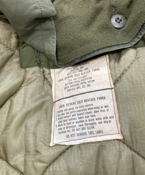 US ARMY（ユーエスアーミー）US ARMY (ユーエスアーミー) M-65 フィッシュテールパーカー フルセット カーキ サイズ:XSの古着・服飾アイテム