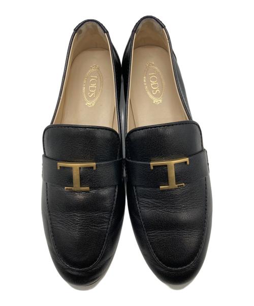 TOD'S（トッズ）TOD'S (トッズ) タイムレスローファー ブラック サイズ:35の古着・服飾アイテム