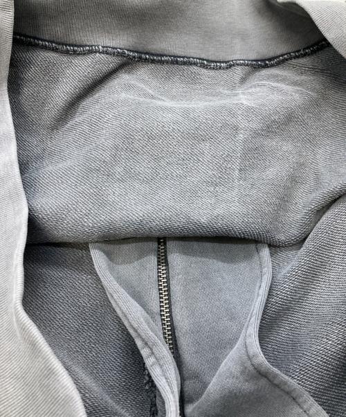 VANSON（バンソン）VANSON (バンソン) ボーンプリントジップパーカー グレー サイズ:Lの古着・服飾アイテム