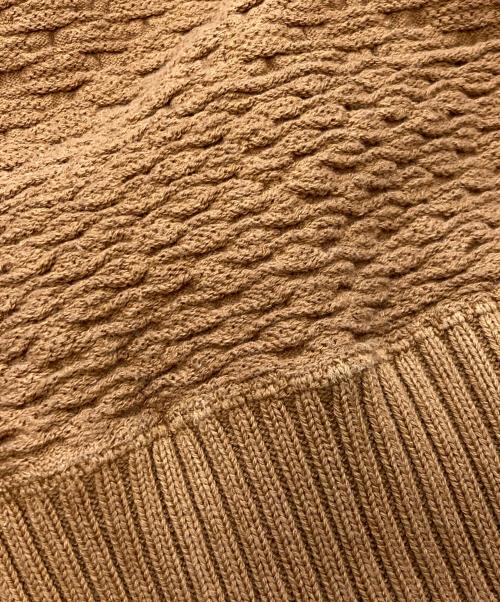 CAL O LINE（キャルオーライン）CAL O LINE (キャルオーライン) ジャガードニットジャケット ブラウン サイズ:Sの古着・服飾アイテム